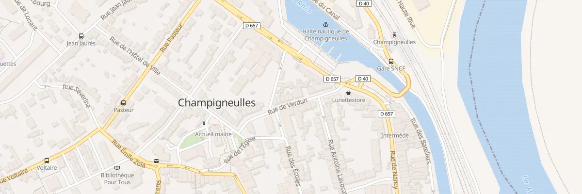 Plan du 8 Rue de Verdun à Champigneulles