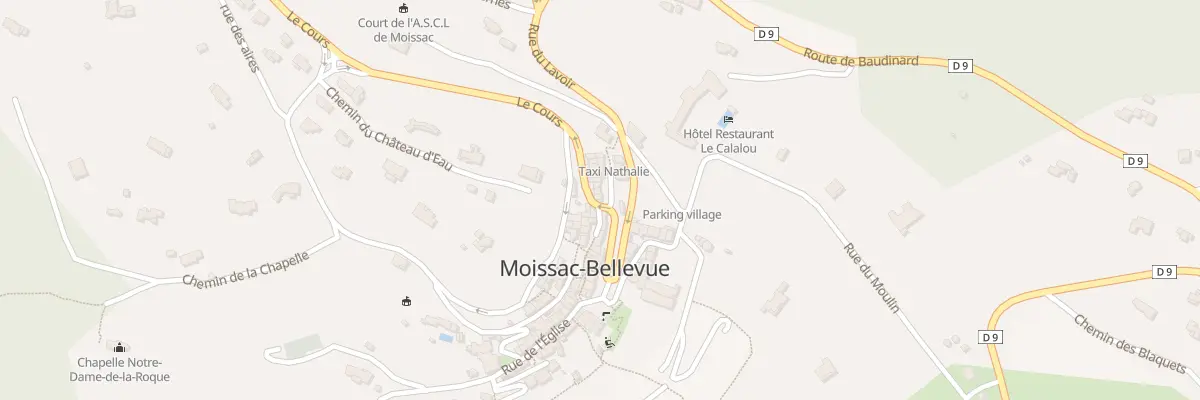 Plan du 9694 Rue de l’Oratoire à Moissac-Bellevue