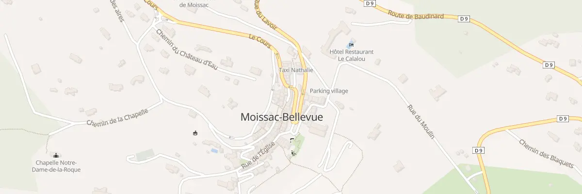Plan du 5027 Vc Le Cours à Moissac-Bellevue