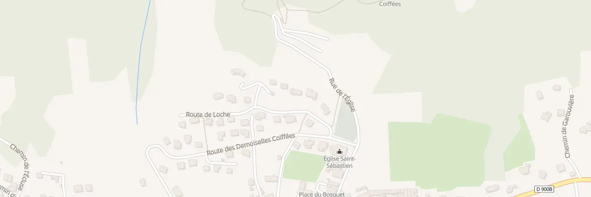 Plan du 6 Rte de Loche à Remollon