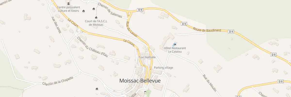 Plan du 5020 Rue du Parc à Moissac-Bellevue