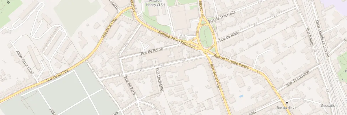 Plan du 10 Rue de Turique à Nancy