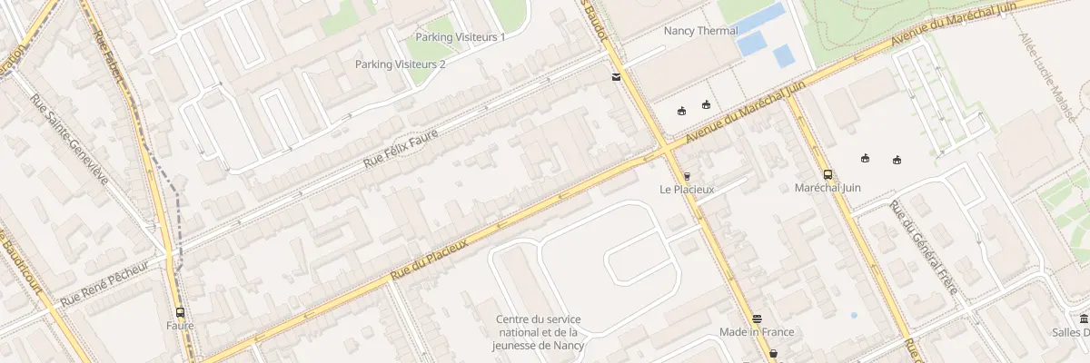 Plan du 20 Rue du Placieux à Nancy
