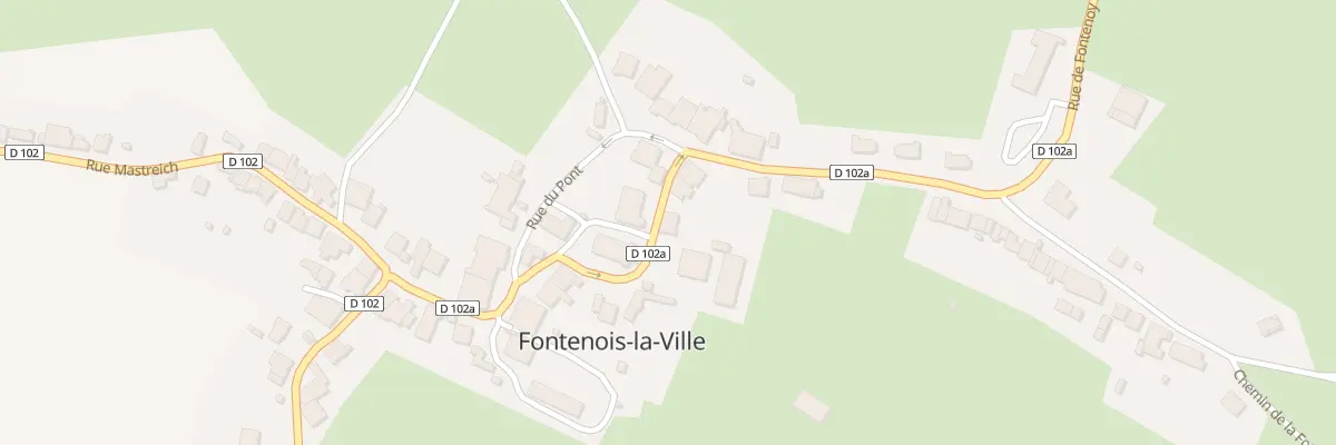 Plan du 14 Rue de l’Hopital à Fontenois-la-Ville