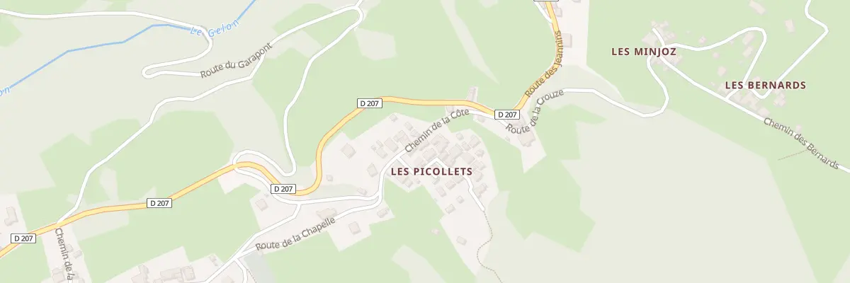 Plan du 99 Che de la Côte au Verneil