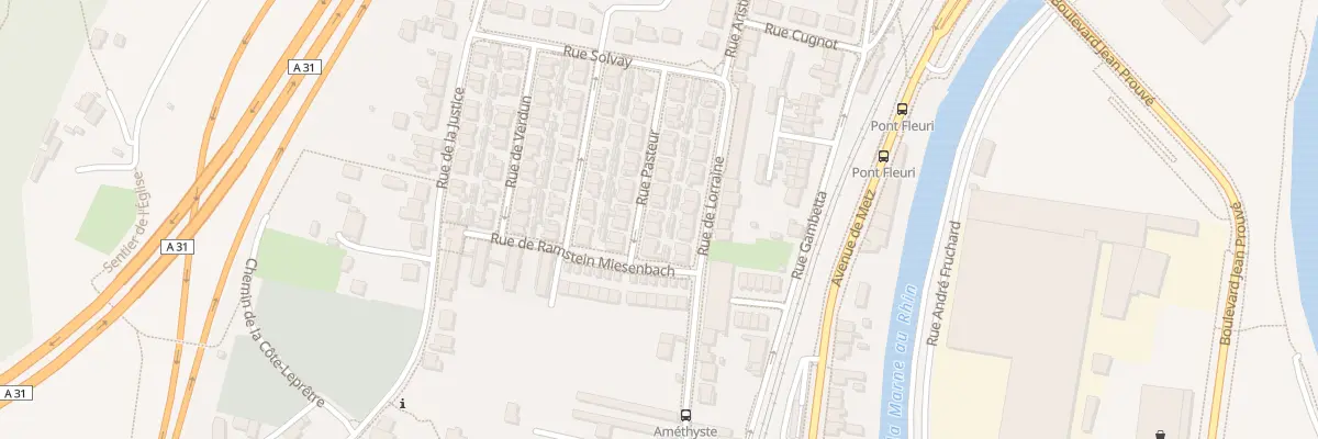 Plan du 8 Rue Pasteur à Maxéville