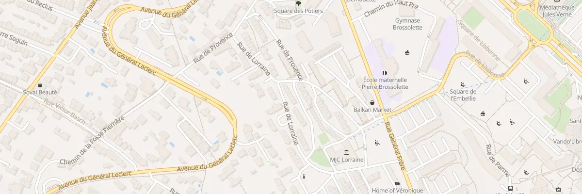 Plan du 30 Rue de Lorraine à Vandœuvre-lès-Nancy