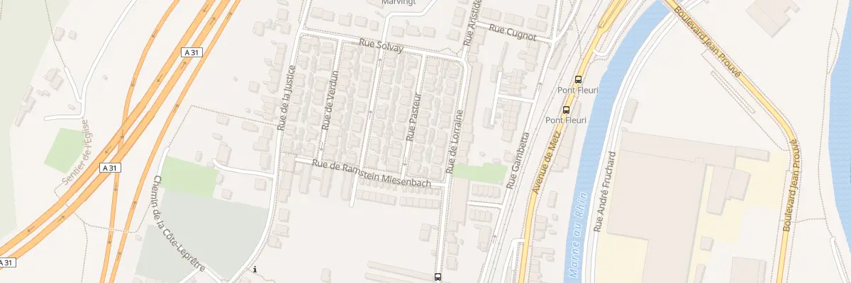 Plan du 10 Rue Pasteur à Maxéville