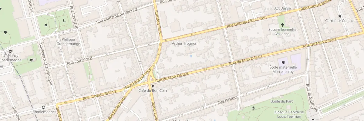Plan du 184 Rue de Mon Desert à Nancy