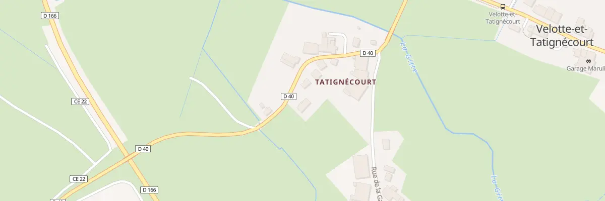 Plan du 5 Rte de la Libération à Velotte-et-Tatignécourt
