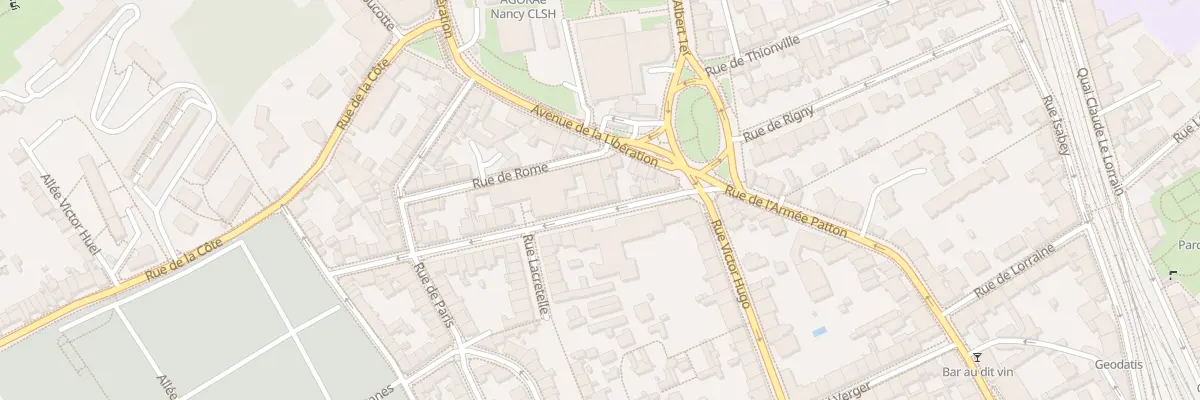 Plan du 8 Rue de Turique à Nancy