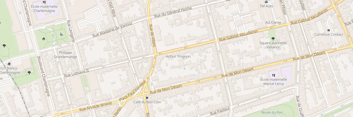 Plan du 187 Rue Gabriel Mouilleron à Nancy