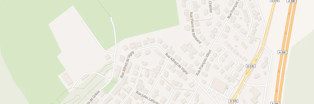 Plan du 28 Rue Alfred de Vigny à Richardménil