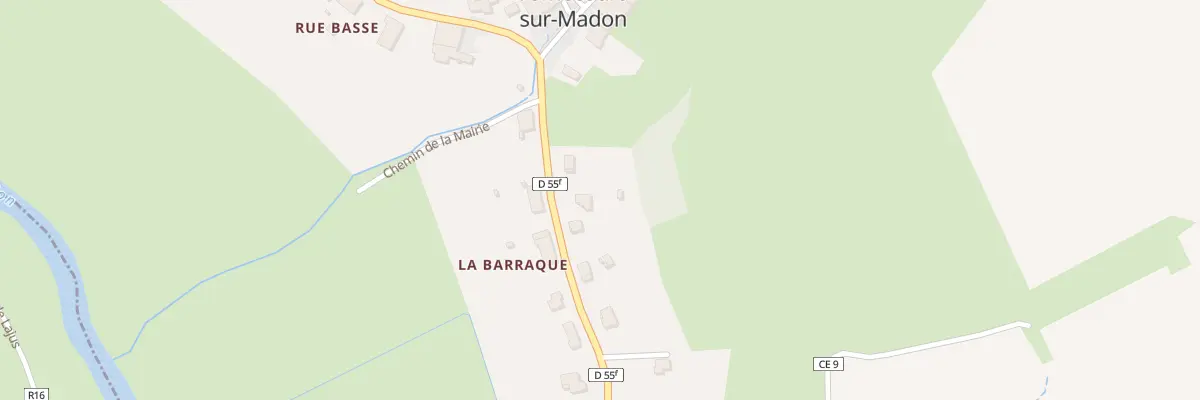 Plan du 1T Rte de Mirecourt à Vomécourt-sur-Madon