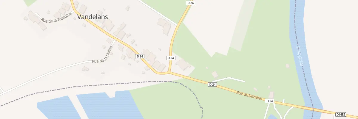 Plan du 2 Rue de la Molle Côte à Vandelans