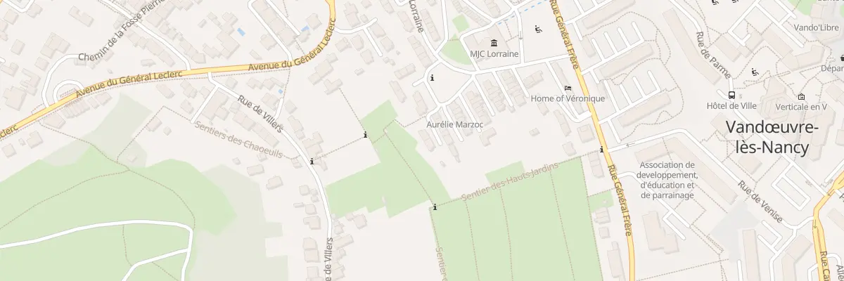 Plan du 81 Rue de Lorraine à Vandœuvre-lès-Nancy