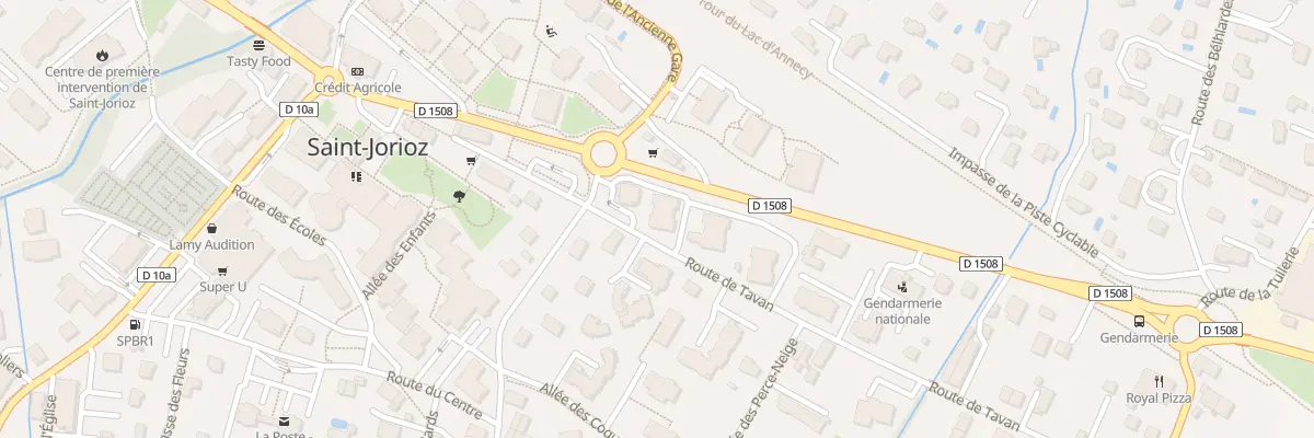 Plan du 233 Rte de Tavan à Saint-Jorioz