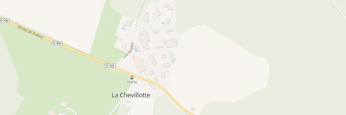 Plan du 9002 La Grosse Grange à La Chevillotte