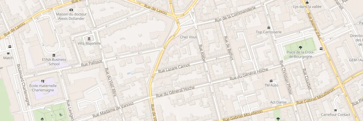 Plan du 24 Rue Lazare Carnot à Nancy