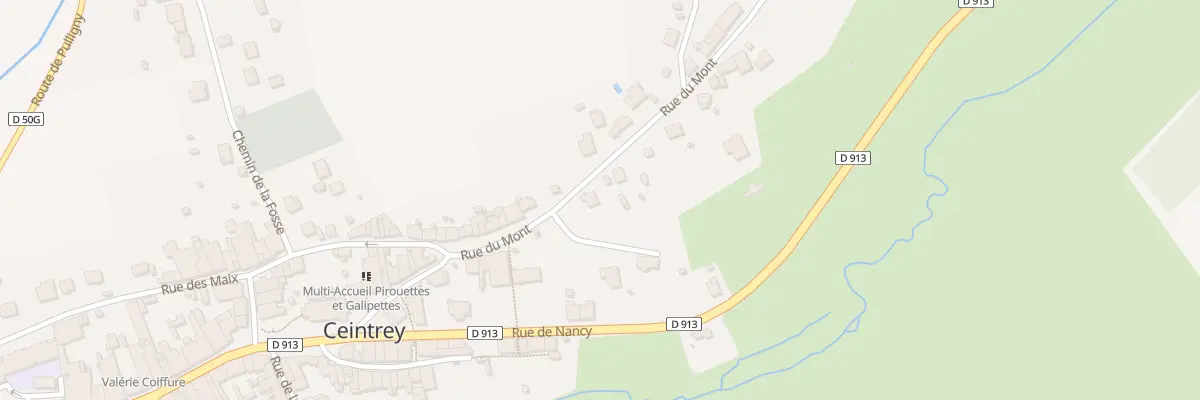 Plan du 10 Rue du Mont à Ceintrey