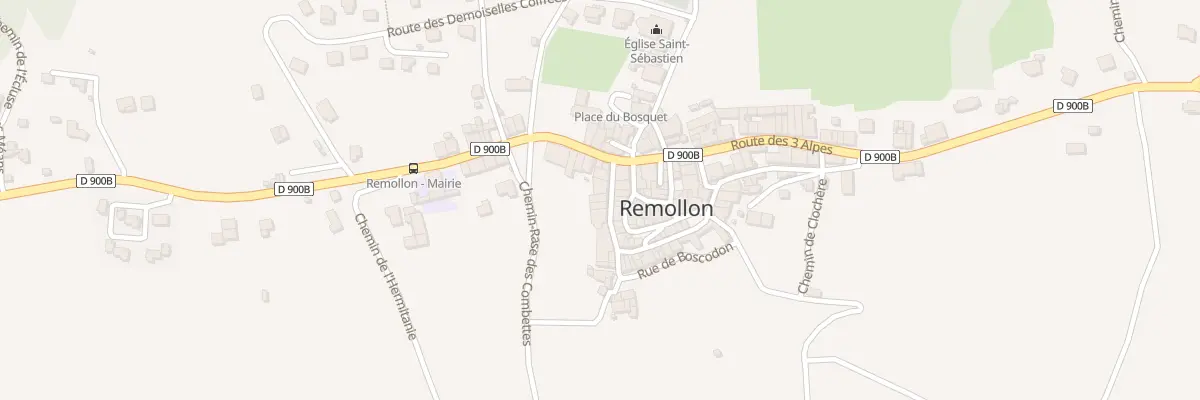 Plan du 5068 Rue du General Colomb à Remollon