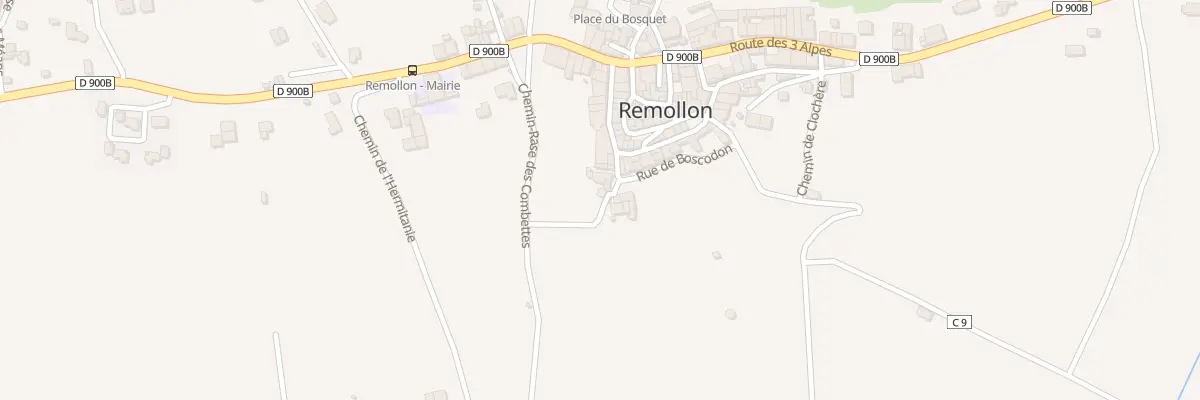 Plan du 5074 Le Village à Remollon