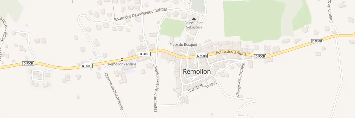 Plan du 5064 Rte des 3 Alpes à Remollon