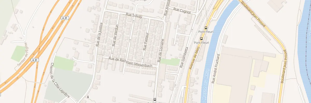 Plan du 45 Rue de Lorraine à Maxéville