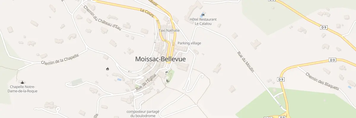 Plan du 5084 Rue du Château à Moissac-Bellevue