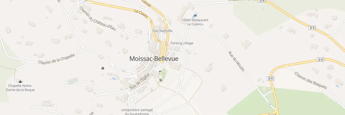 Plan du 5207 Le Village à Moissac-Bellevue