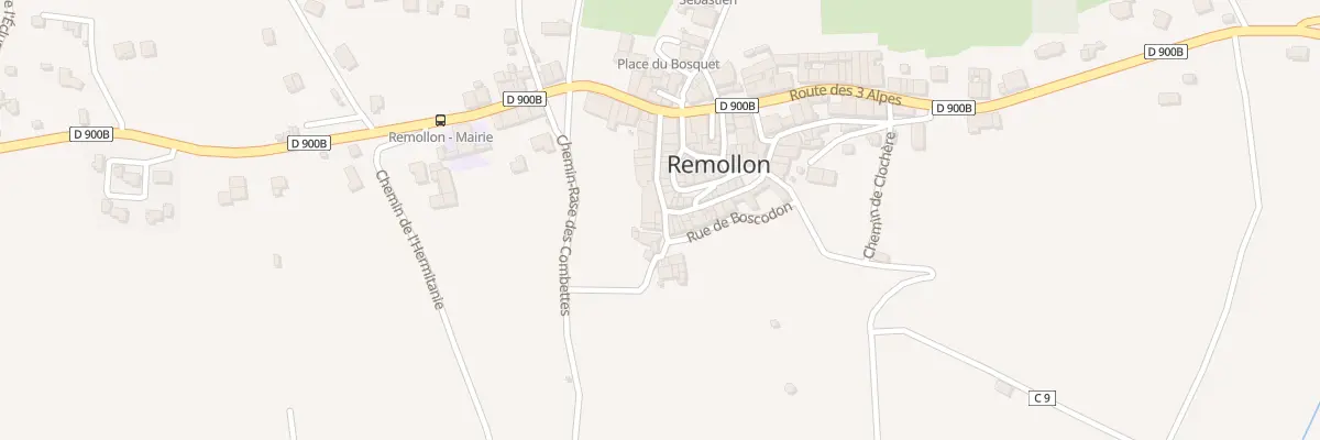 Plan du 5072 Rue du General Colomb à Remollon