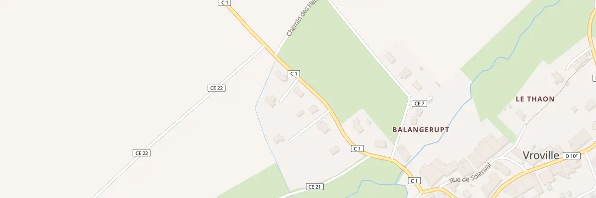 Plan du 13 Rte de Mirecourt à Vroville