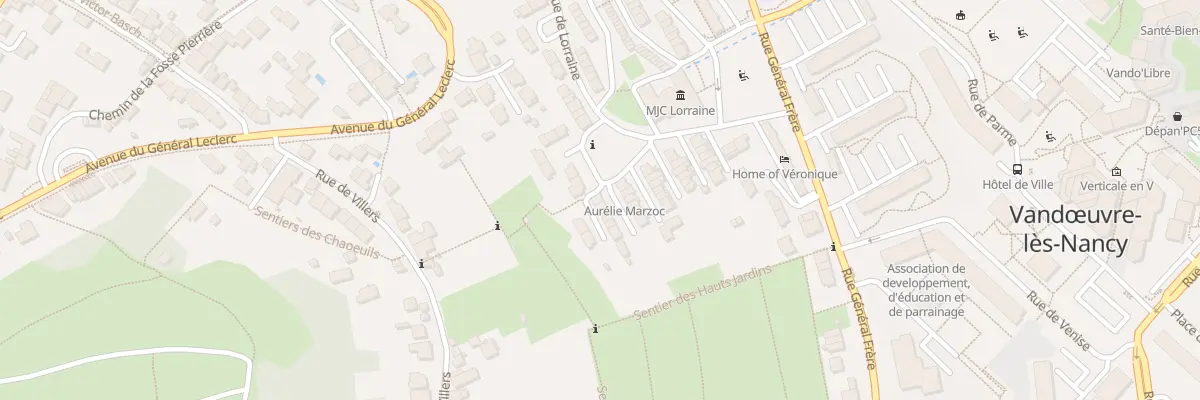 Plan du 67 Rue de Lorraine à Vandœuvre-lès-Nancy
