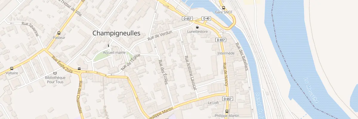 Plan du 21 Rue Antoine Lavocat à Champigneulles