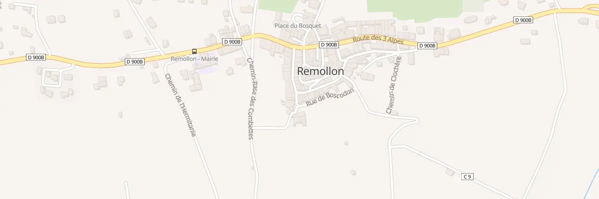 Plan du 5124 Rue de Boscodon à Remollon