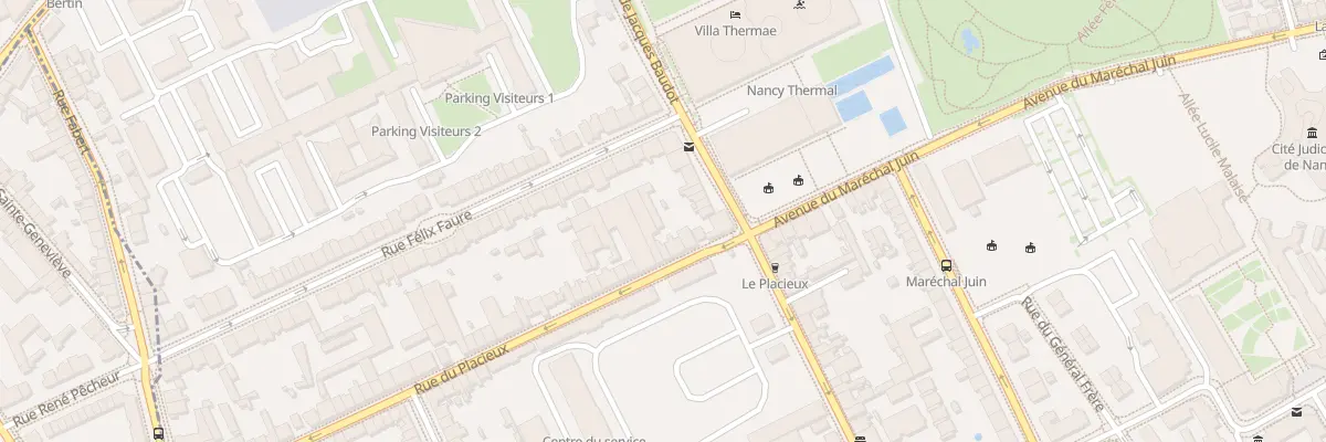 Plan du 8 Rue du Placieux à Nancy