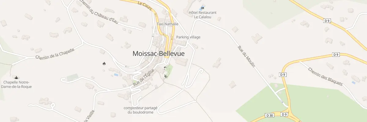 Plan du 5285 Rue du Château à Moissac-Bellevue
