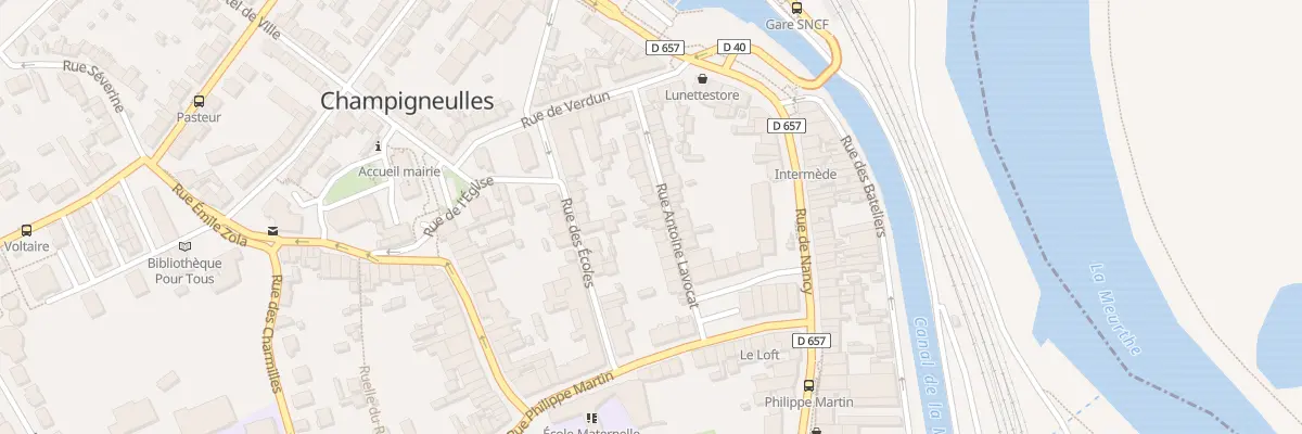 Plan du 17 Rue Antoine Lavocat à Champigneulles