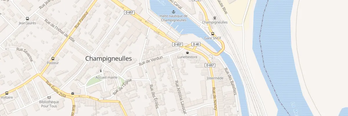 Plan du 5 Rue de Verdun à Champigneulles