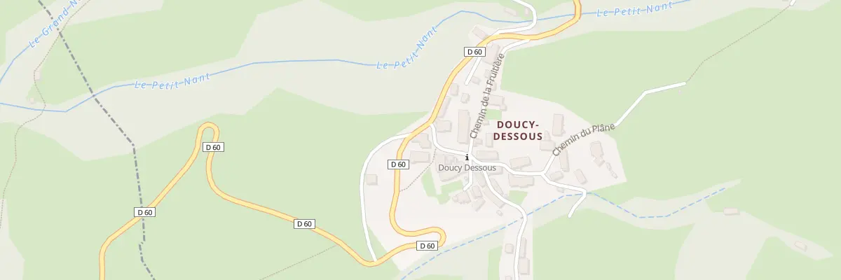 Plan du 5002 Doucy Dessous à Doucy-en-Bauges