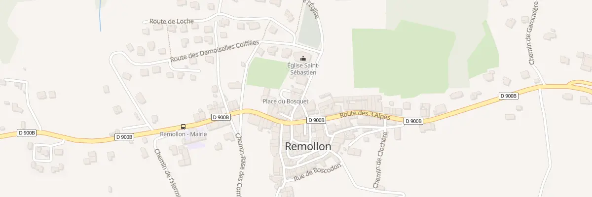 Plan du 5 Rue de l’Eglise à Remollon