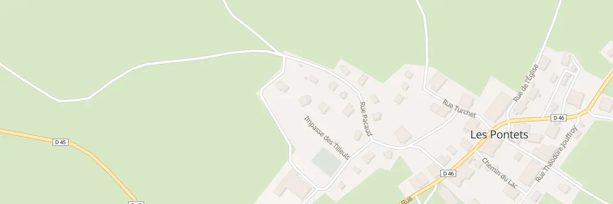 Plan du 4 Imp des Tilleuls aux Pontets
