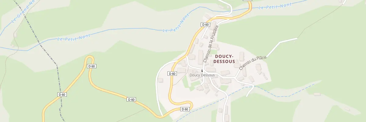 Plan du 5001 Doucy Dessous à Doucy-en-Bauges