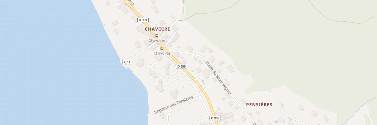 Plan du 91 Rte du Mont Veyrier à Veyrier-du-Lac