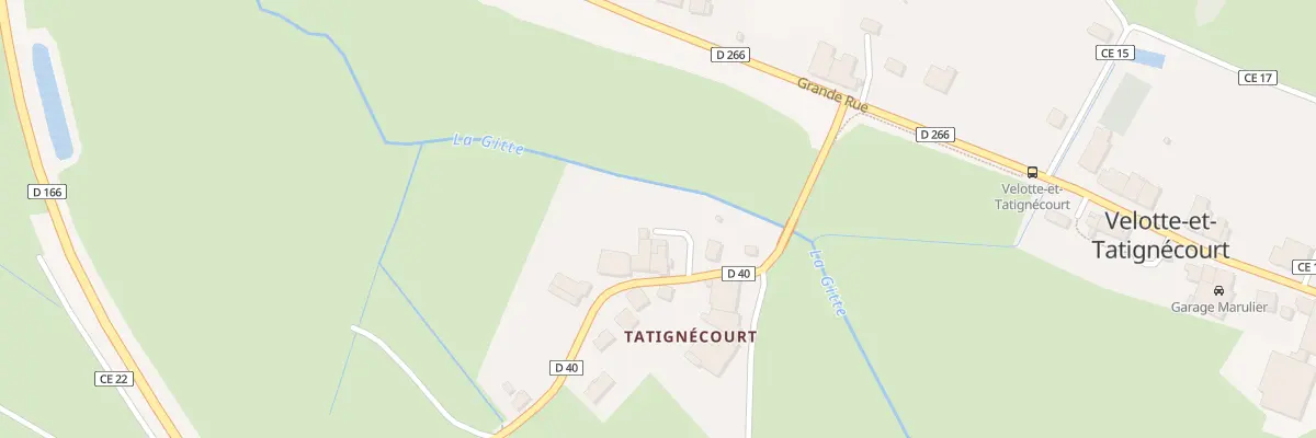 Plan du 6T Rte de la Libération à Velotte-et-Tatignécourt