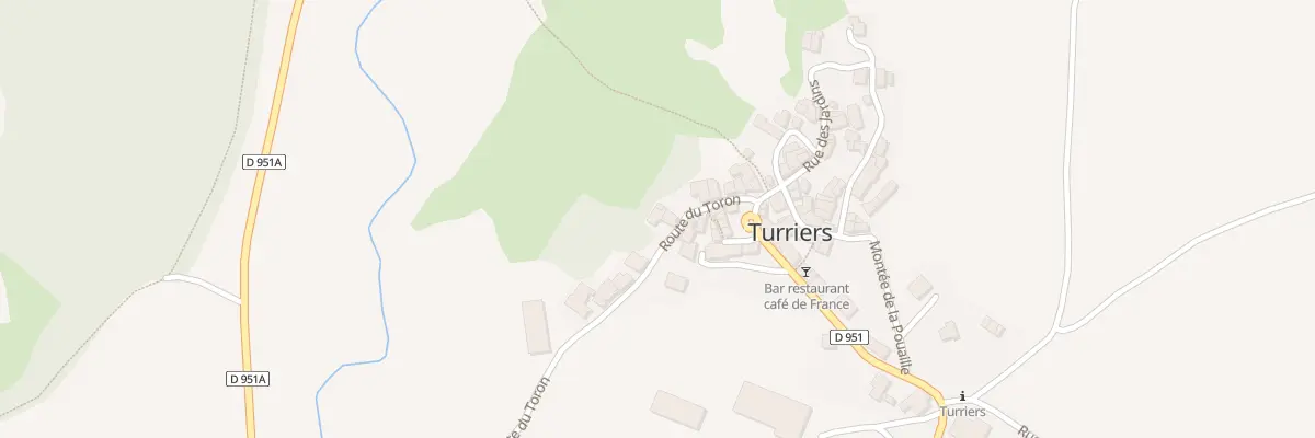 Plan du 62 Rte du Toron à Turriers