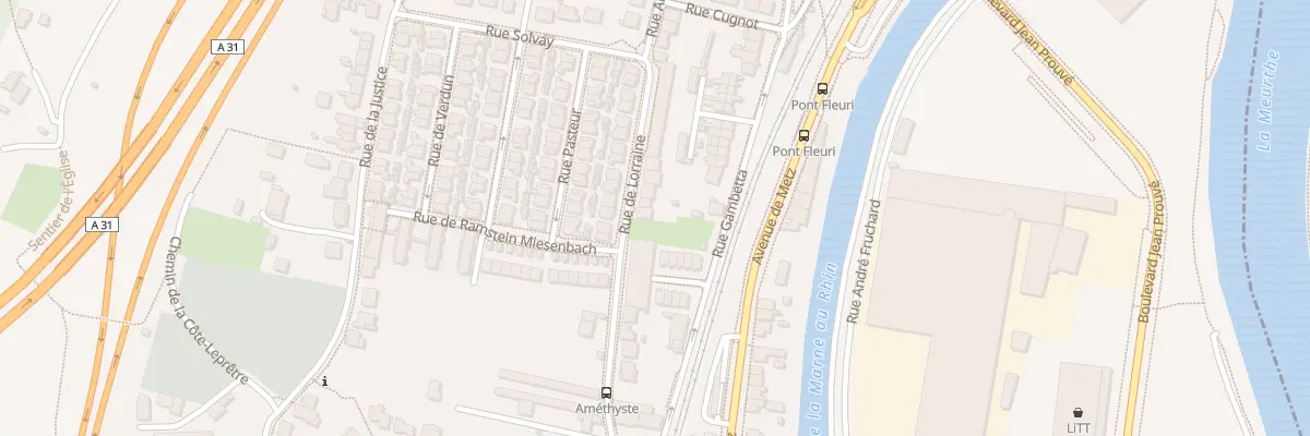 Plan du 20 Rue de Lorraine à Maxéville