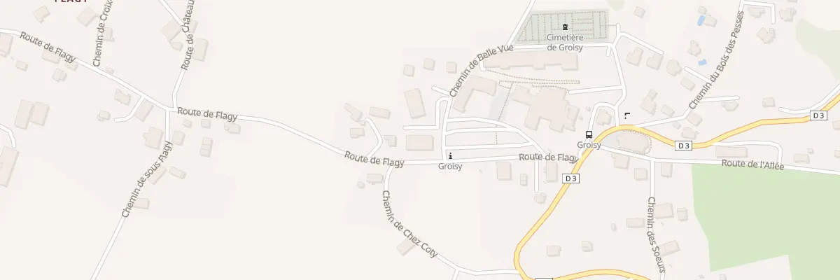 Plan du 320 Che de Belle Vue à Groisy