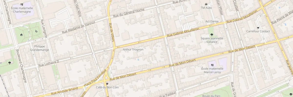 Plan du 177 Rue Gabriel Mouilleron à Nancy