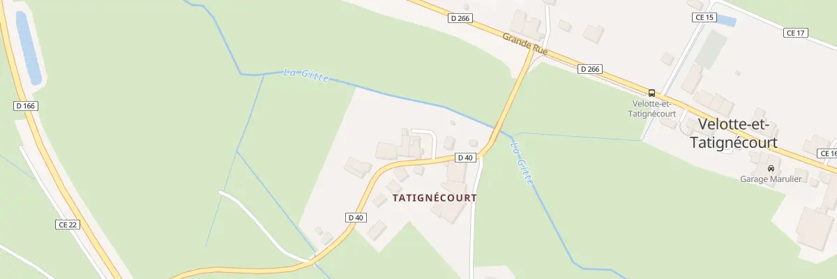 Plan du 6B Rte de la Libération à Velotte-et-Tatignécourt